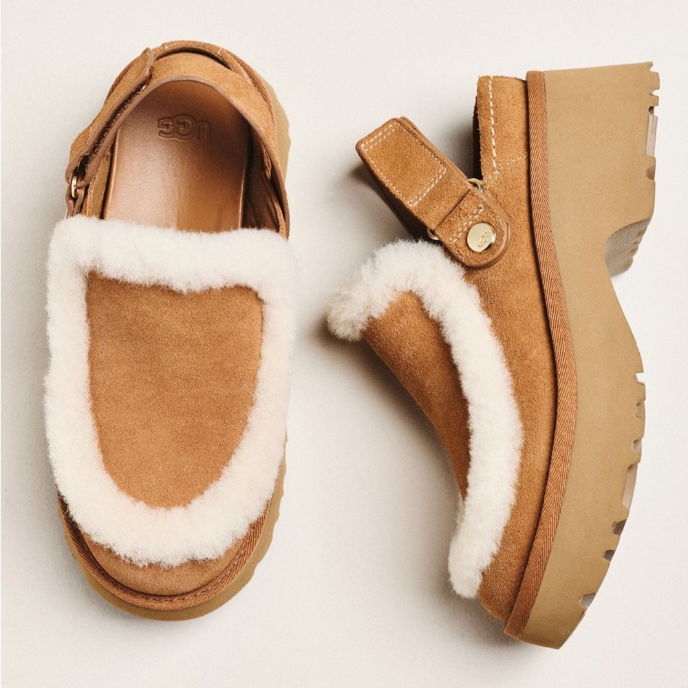 UGG Esme Suede Slingback Clogs
